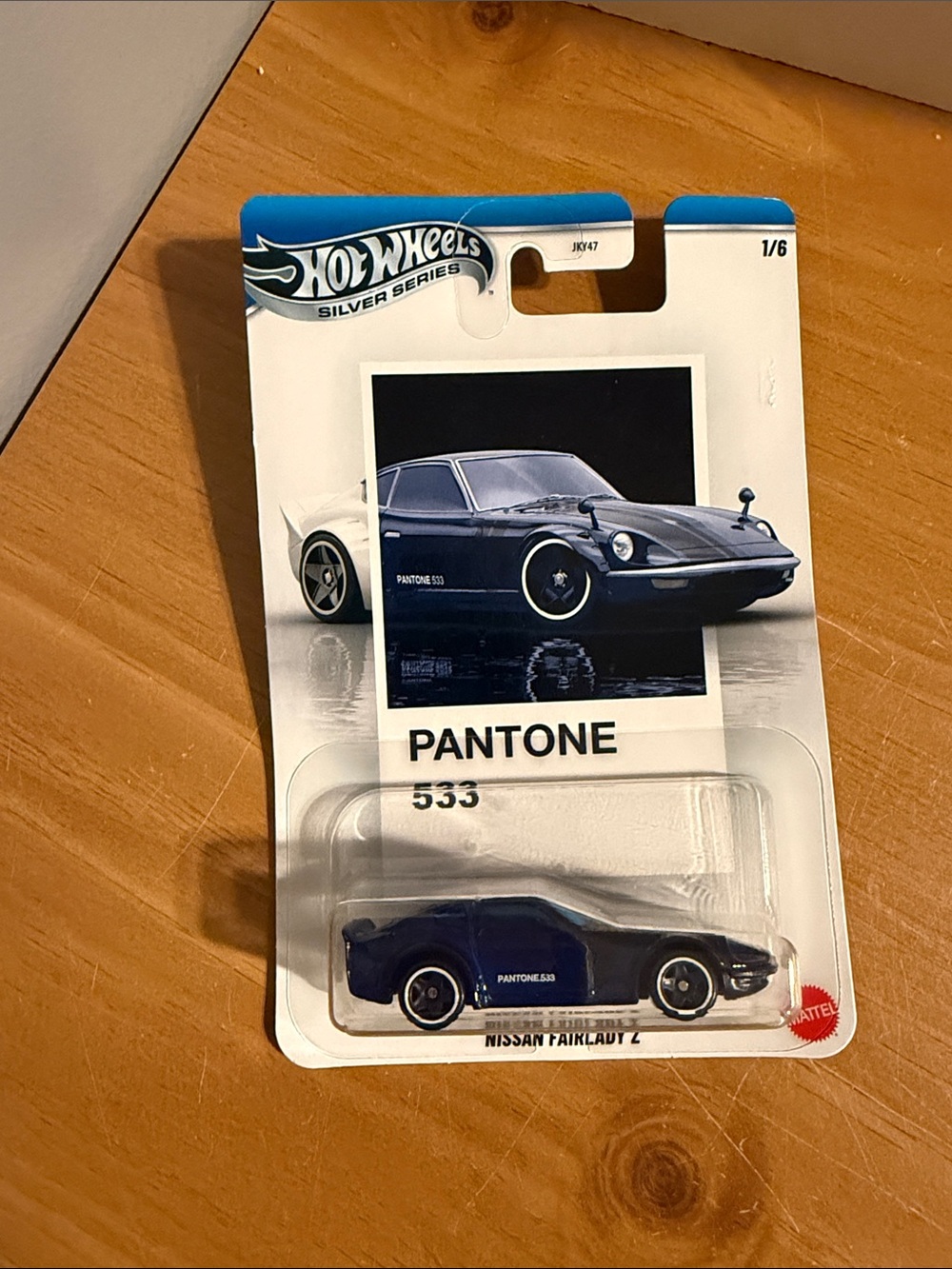 Hot Wheels Silver Series Pantone 533 Nissan Fairlady Z - Blue